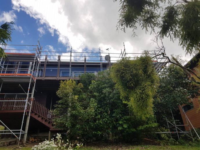 Clever scaffolding for painters