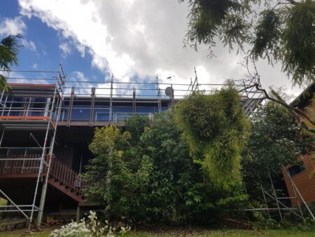 Clever scaffolding for painters