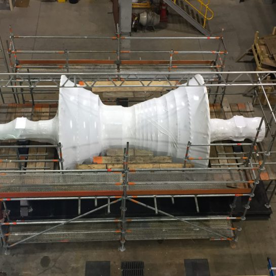 Protecting a valuable turbine rotor