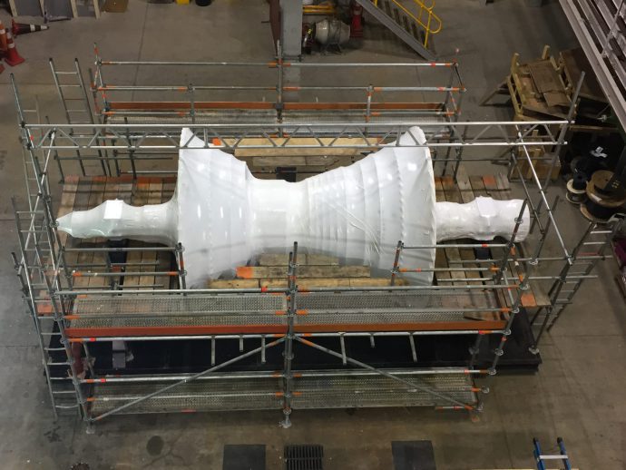 Protecting a valuable turbine rotor